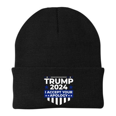 I Accept Your Apology 2024 Political Statement Beanie