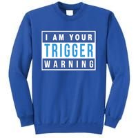 I Am Your Trigger Warning Funny Triggered Snowflake Gift Sweatshirt