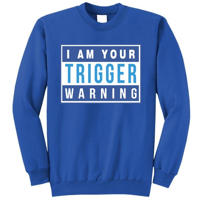 I Am Your Trigger Warning Funny Triggered Snowflake Gift Sweatshirt