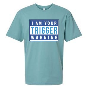 I Am Your Trigger Warning Funny Triggered Snowflake Gift Sueded Cloud Jersey T-Shirt