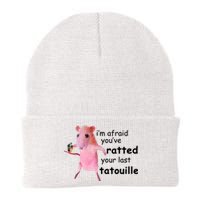 Im Afraid Youve Ratted Your Last Tatouille Funny Pink Rat Knit Cap Winter Beanie