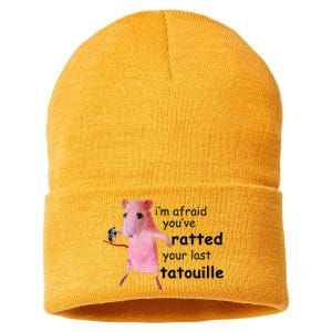 IM Afraid YouVe Ratted Your Last Tatouille Sustainable Knit Beanie