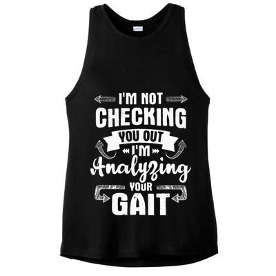 I'm Analyzing Your Gait Physical Therapy Therapist PT Ladies PosiCharge Tri-Blend Wicking Tank