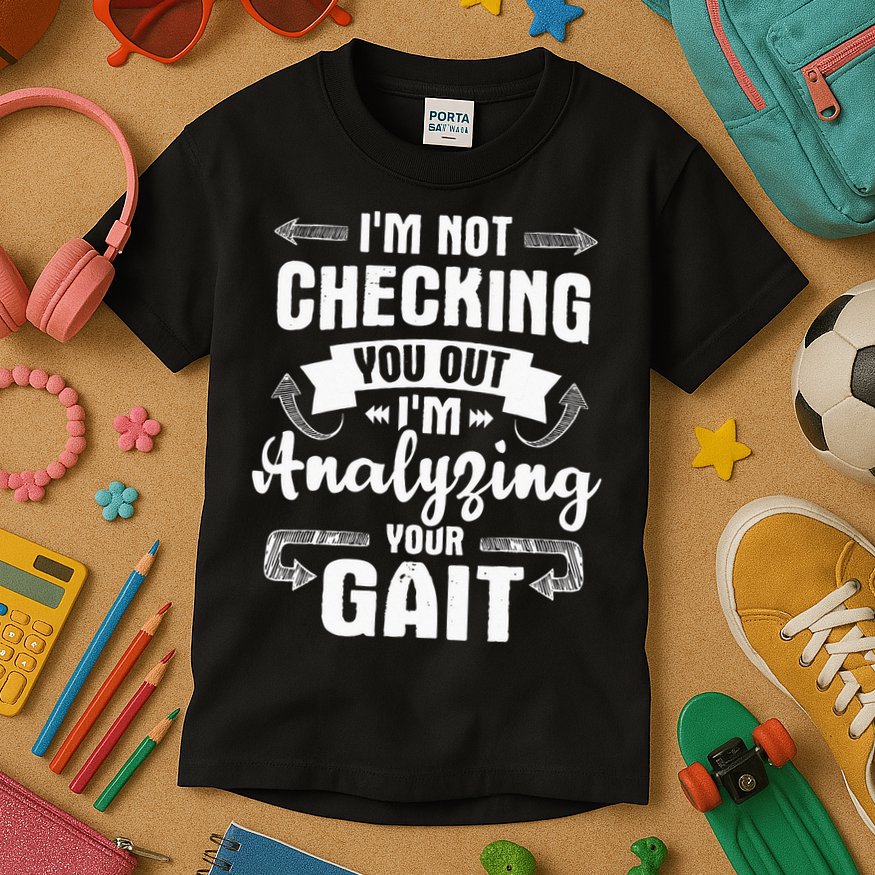 I'm Analyzing Your Gait Physical Therapy Therapist PT Kids T-Shirt