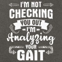 I'm Analyzing Your Gait Physical Therapy Therapist PT Cotton Canvas Backpack