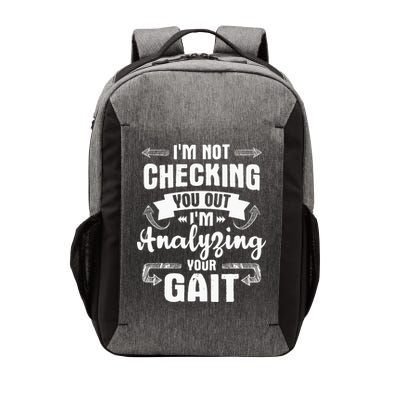 I'm Analyzing Your Gait Physical Therapy Therapist PT Vector Backpack