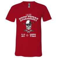 I Am Your Huckleberry | Say When Doc Holiday Fan V-Neck T-Shirt