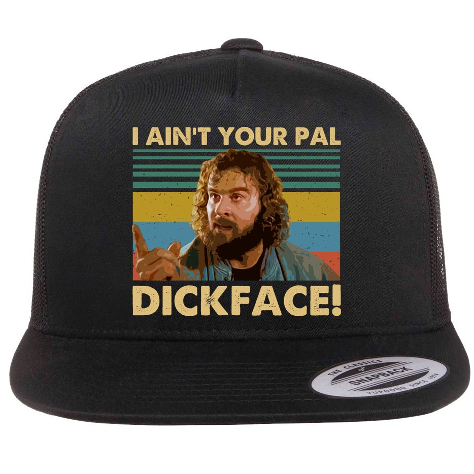 I AinT Your Pal Dickface Vintage Flat Bill Trucker Hat