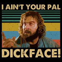 I AinT Your Pal Dickface Vintage Flat Bill Trucker Hat