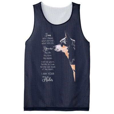 I Am Your Friend Your Partner Your Heeler Mesh Reversible Basketball Jersey Tank