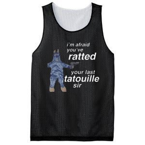 Im Afraid Youve Ratted Your Last Tatouille Sir Mesh Reversible Basketball Jersey Tank