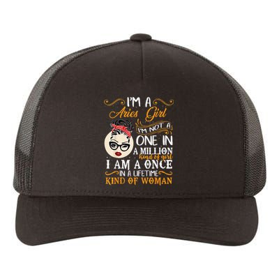 I'm Aries Zodiac sign April March Birthday Gift Yupoong Adult 5-Panel Trucker Hat