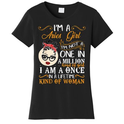 I'm Aries Zodiac sign April March Birthday Gift Women's T-Shirt