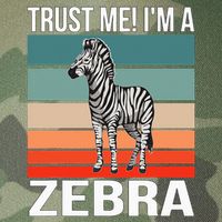 I'm a Zebra Halloween Safari Zoo Zebra Legacy Tie Dye Trucker Hat