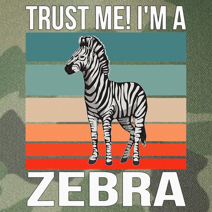 I'm a Zebra Halloween Safari Zoo Zebra Legacy Tie Dye Trucker Hat
