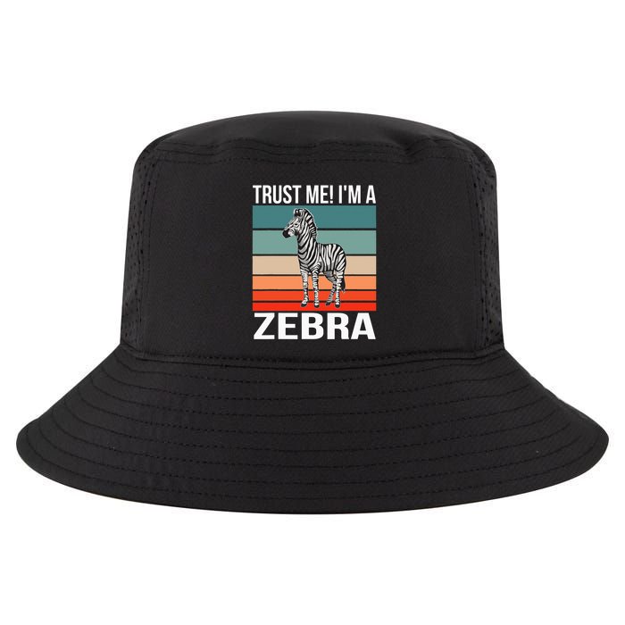 I'm a Zebra Halloween Safari Zoo Zebra Cool Comfort Performance Bucket Hat