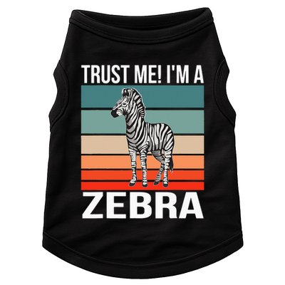 I'm a Zebra Halloween Safari Zoo Zebra Doggie Tank
