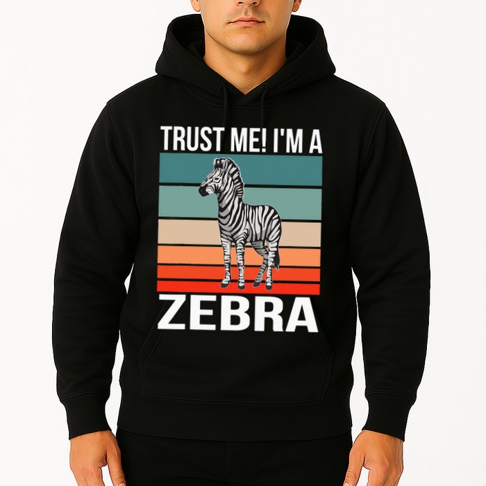 I'm a Zebra Halloween Safari Zoo Zebra Hoodie
