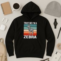 I'm a Zebra Halloween Safari Zoo Zebra Hoodie