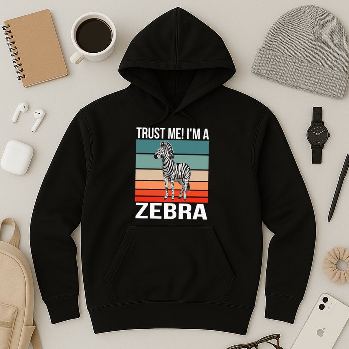 I'm a Zebra Halloween Safari Zoo Zebra Hoodie