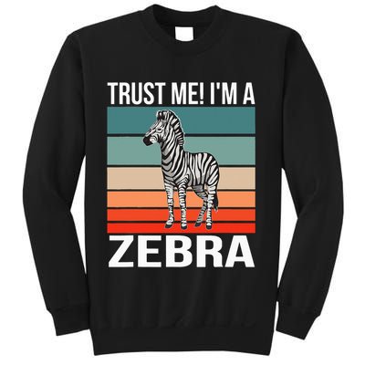 I'm a Zebra Halloween Safari Zoo Zebra Sweatshirt