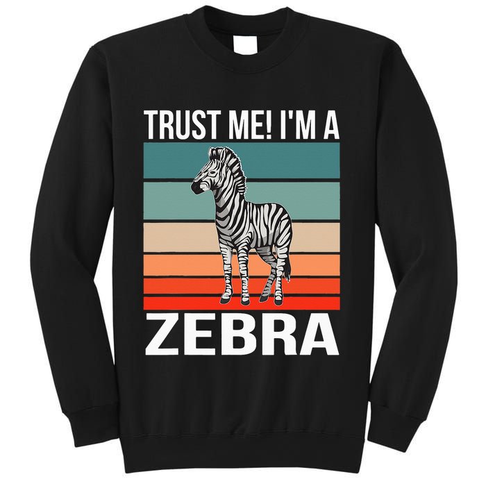 I'm a Zebra Halloween Safari Zoo Zebra Sweatshirt