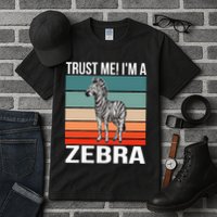 I'm a Zebra Halloween Safari Zoo Zebra Tall T-Shirt