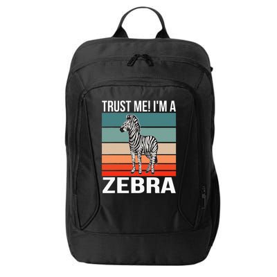 I'm a Zebra Halloween Safari Zoo Zebra City Backpack
