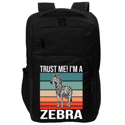 I'm a Zebra Halloween Safari Zoo Zebra Impact Tech Backpack