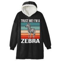 I'm a Zebra Halloween Safari Zoo Zebra Hooded Wearable Blanket