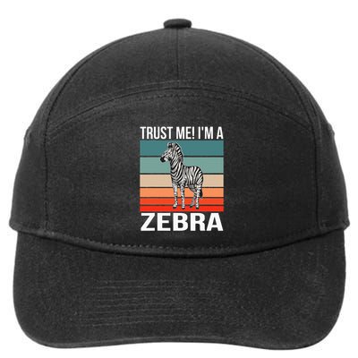 I'm a Zebra Halloween Safari Zoo Zebra 7-Panel Snapback Hat
