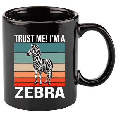 I'm a Zebra Halloween Safari Zoo Zebra 11oz C Handle Ceramic Mug