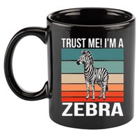 I'm a Zebra Halloween Safari Zoo Zebra 11oz C Handle Ceramic Mug