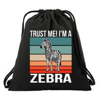 I'm a Zebra Halloween Safari Zoo Zebra Drawstring Bag