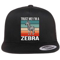 I'm a Zebra Halloween Safari Zoo Zebra Flatbill Hat