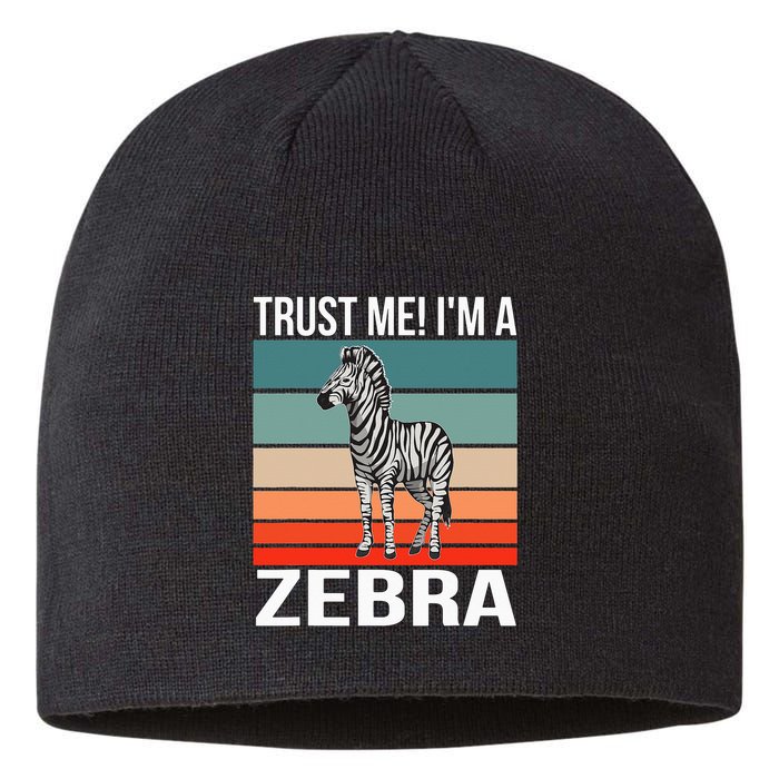 I'm a Zebra Halloween Safari Zoo Zebra Sustainable Beanie