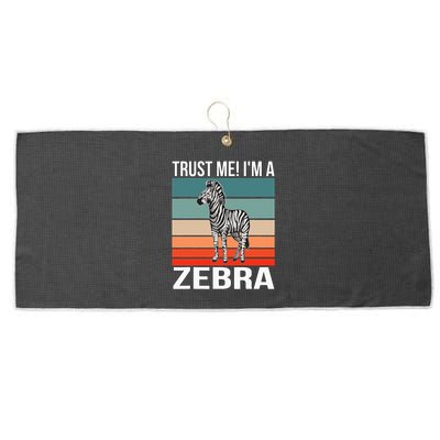 I'm a Zebra Halloween Safari Zoo Zebra Large Microfiber Waffle Golf Towel