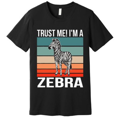 I'm a Zebra Halloween Safari Zoo Zebra Premium T-Shirt