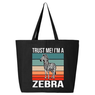 I'm a Zebra Halloween Safari Zoo Zebra 25L Jumbo Tote