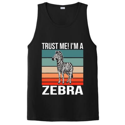 I'm a Zebra Halloween Safari Zoo Zebra PosiCharge Competitor Tank
