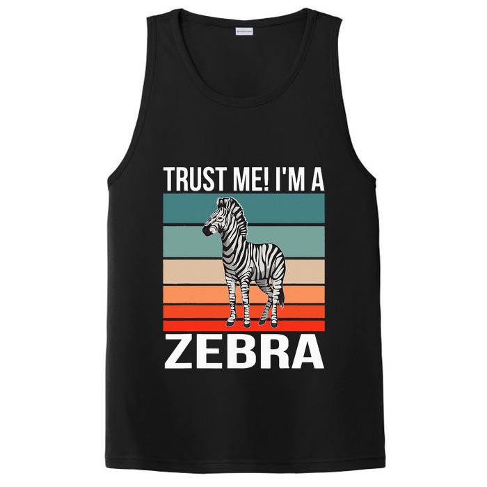 I'm a Zebra Halloween Safari Zoo Zebra PosiCharge Competitor Tank