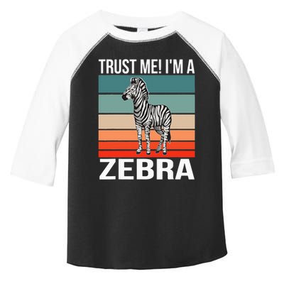 I'm a Zebra Halloween Safari Zoo Zebra Toddler Fine Jersey T-Shirt