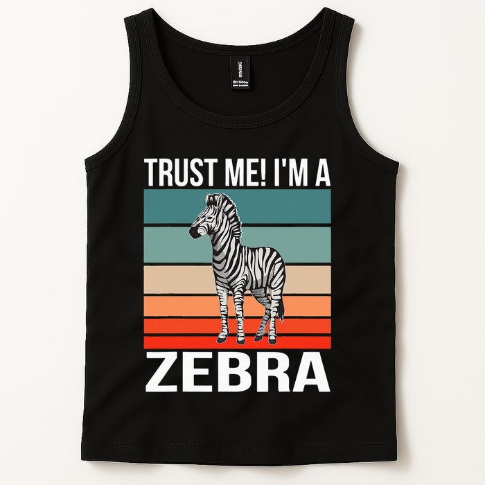 I'm a Zebra Halloween Safari Zoo Zebra Tank Top