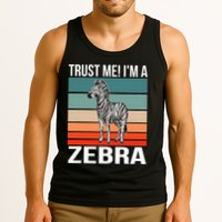 I'm a Zebra Halloween Safari Zoo Zebra Tank Top