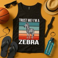 I'm a Zebra Halloween Safari Zoo Zebra Tank Top