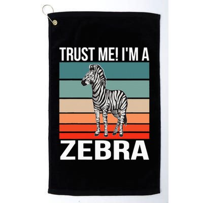 I'm a Zebra Halloween Safari Zoo Zebra Golf Towel