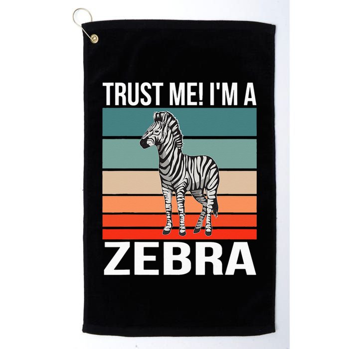I'm a Zebra Halloween Safari Zoo Zebra Golf Towel