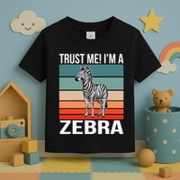 I'm a Zebra Halloween Safari Zoo Zebra Toddler T-Shirt