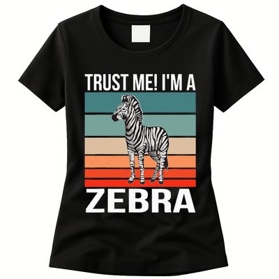 I'm a Zebra Halloween Safari Zoo Zebra Womens T-Shirt
