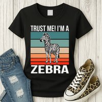 I'm a Zebra Halloween Safari Zoo Zebra Womens T-Shirt